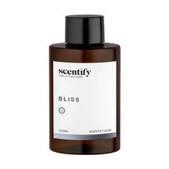 Scentify Bliss gota cercana mostrando textura y calidad aromática