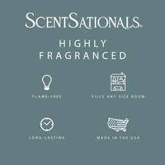 ScentSationals cubo en quemador eléctrico creando ambiente sin llama