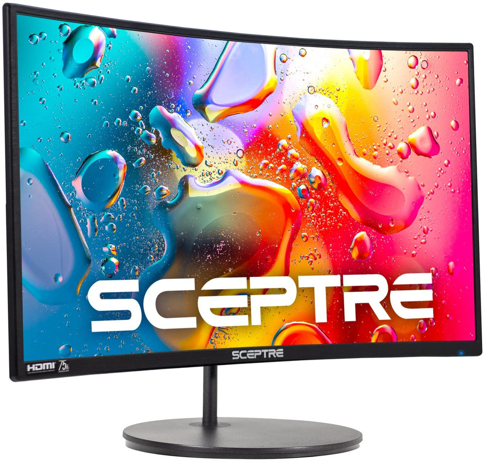 Sceptre pantalla frontal curva 24" que mejora inmersión