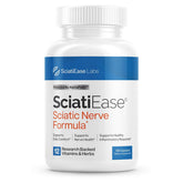 SciatiEase frontal del envase mostrando la marca y beneficios visibles