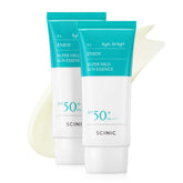 SCINIC envase frontal mostrando SPF50+ PA++++ y beneficio hidratante