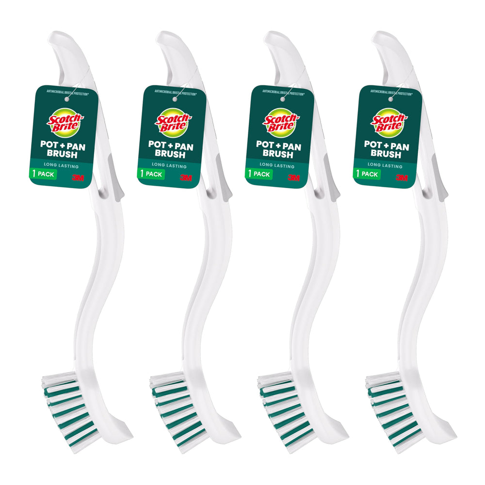 Scotch-Brite cepillo frontal con empaque, vista clara y beneficio de reemplazo múltiple