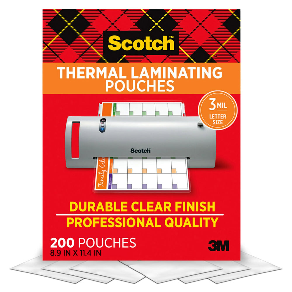 Scotch funda frontal paquete mostrando 200 unidades y protección práctica
