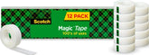 Scotch pack of twelve rolls front view showing label and quantity benefit