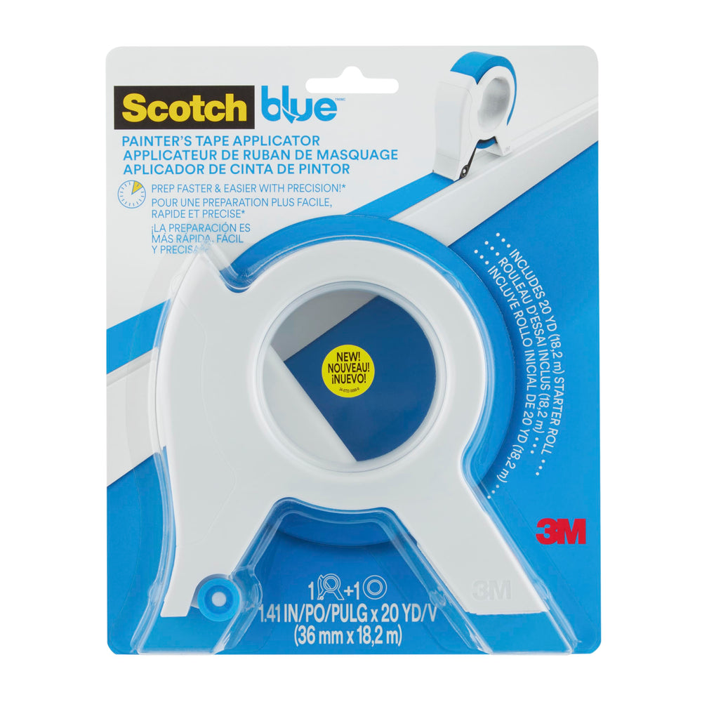 ScotchBlue aplicador frontal mostrando agarre ergonómico y precisión