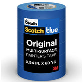 ScotchBlue paquete seis rollos mostrando cantidad y ahorro
