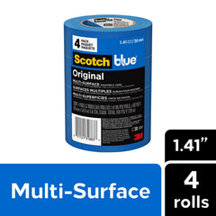 ScotchBlue primer plano del rollo y textura que facilita corte preciso