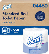 Scott Professional vista frontal del paquete muestra cantidad y marca, confianza comercial