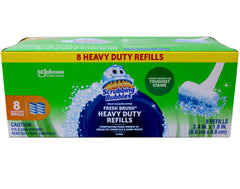 Scrubbing Bubbles frente del paquete mostrando 3 unidades y conveniencia