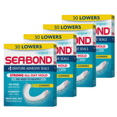 Sea-Bond empaque frontal mostrando 4 paquetes y beneficio de sujeción cómoda