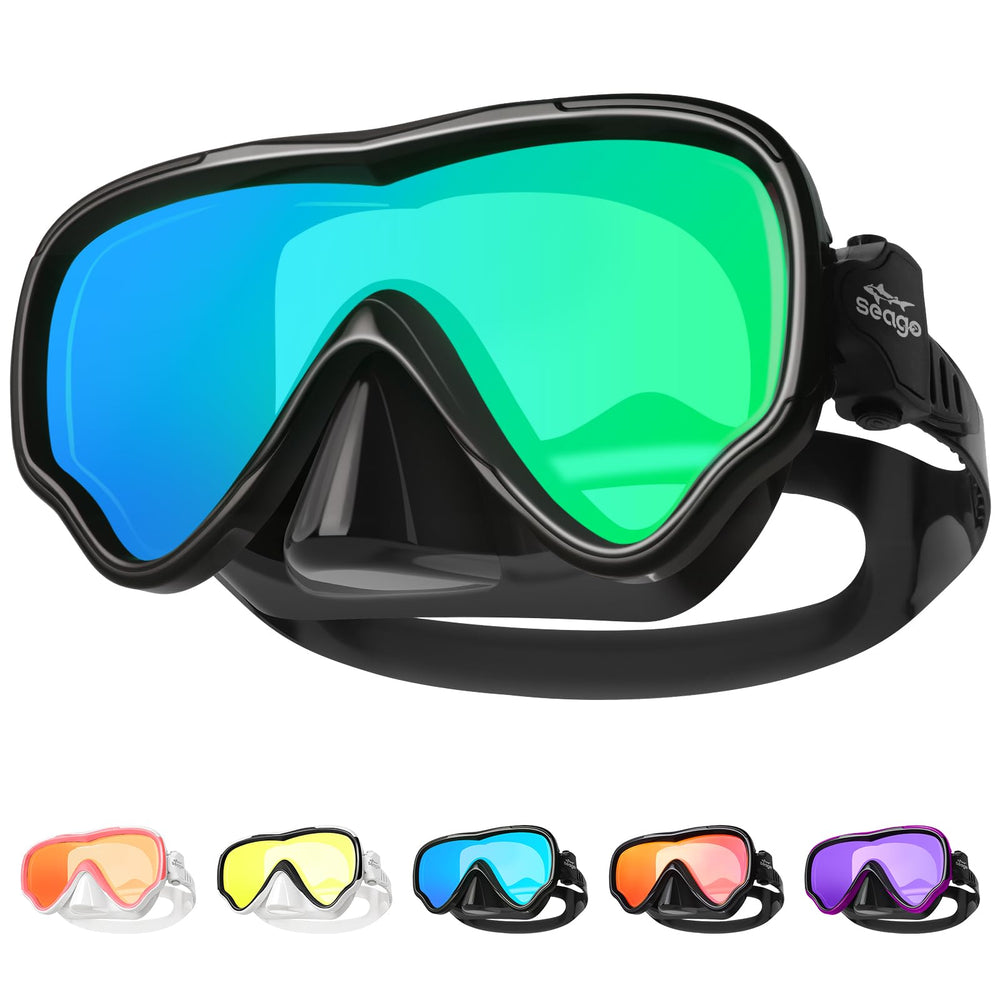 Seago gafas frontal con empaque mostrando diseño y protección UV