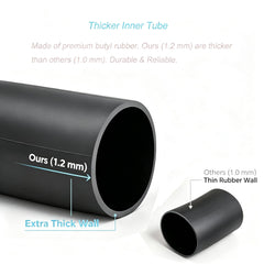 Válvula Schrader 35mm Senaro en primer plano para inflado fácil