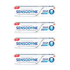 Sensodyne Repair & Protect frente del empaque mostrando el nombre y beneficio