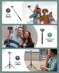 SENSYNE removable Bluetooth remote stored in tripod leg for secure transport