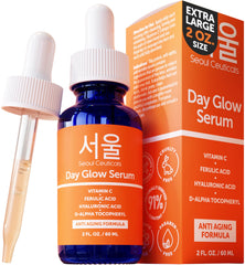 SeoulCeuticals frente del envase mostrando diseño y tamaño práctico