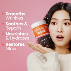 SeoulCeuticals tarro abierto que revela la textura cremosa y rápida absorción