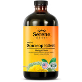 Serene Herbs frasco frontal 16 oz mostrando etiqueta clara y beneficios
