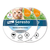 Seresto collar frontal con envase mostrando protección prolongada