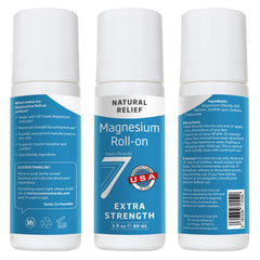 Seven Minerals tamaño del envase 3 fl oz comparado con mano