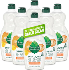Seventh Generation front packaging showing clementine scent and pack benefits