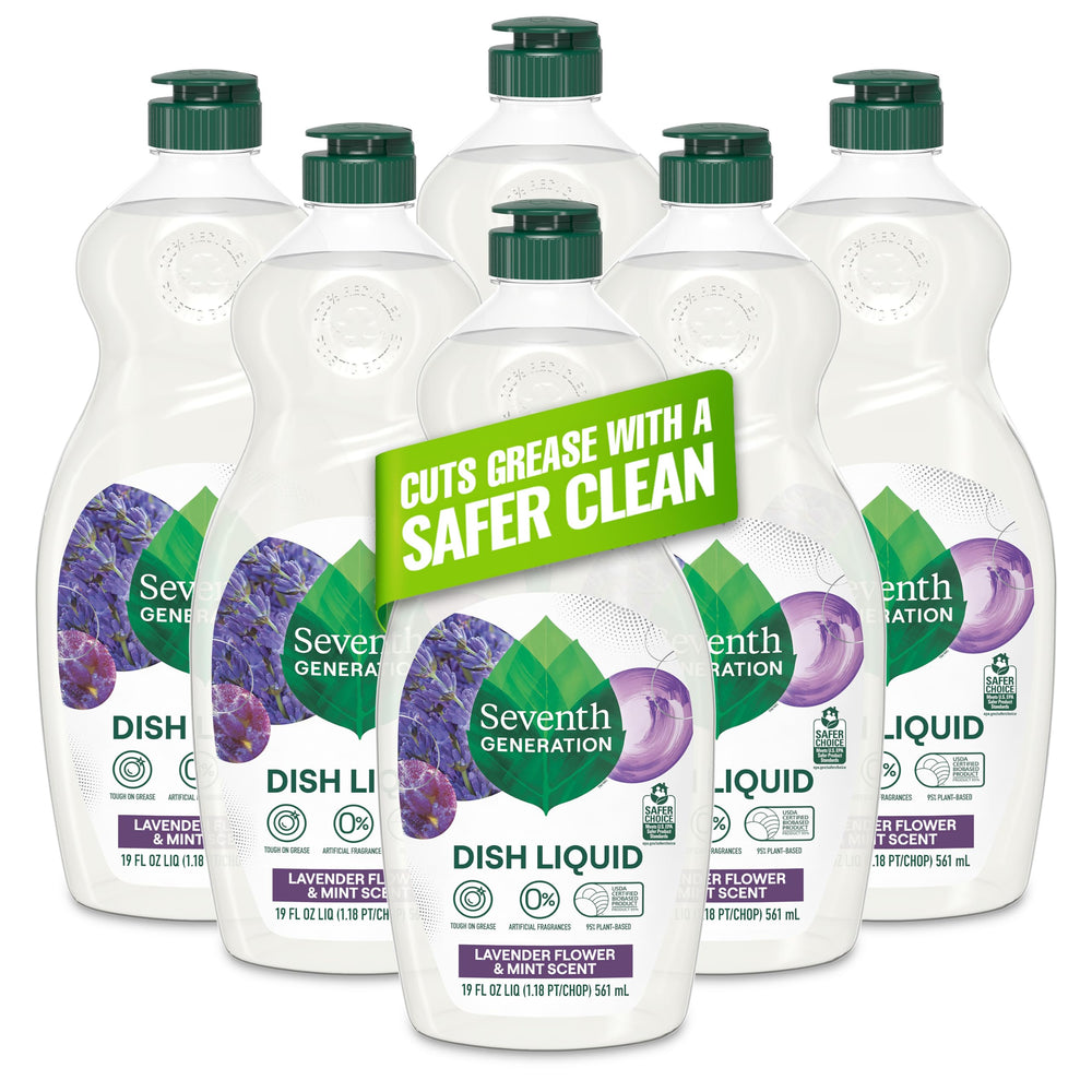 Seventh Generation front packaging showing lavender mint scent and eco benefits