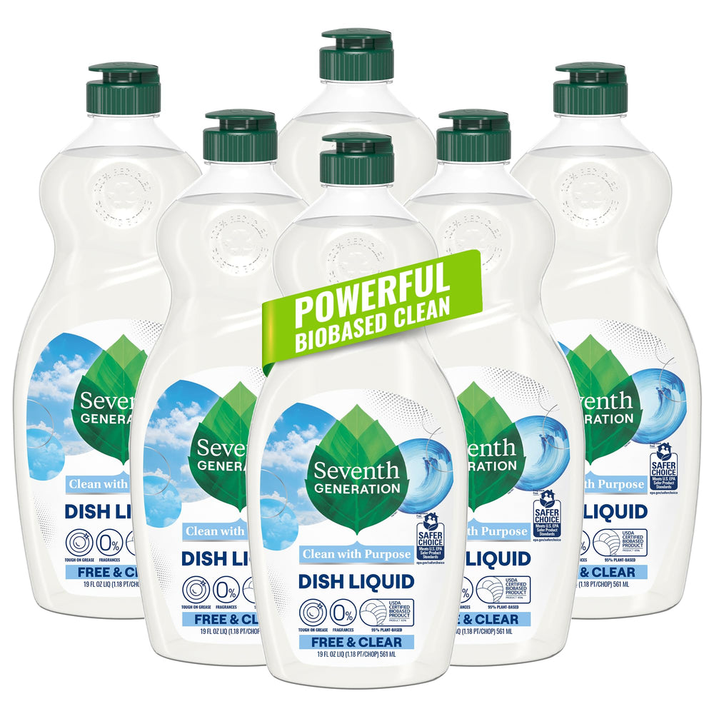 Seventh Generation botella frontal 19 oz limpieza potente sin fragancia