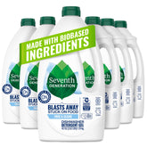Seventh Generation frente del empaque mostrando volumen y sin fragancias, confianza visual