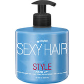 SexyHair envase frontal Hard Up mostrando diseño y beneficio de fijación