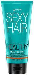 SexyHair envase frontal Seal the Deal mostrando tamaño y etiquetado para identificar producto