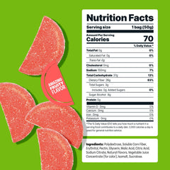 Open bag of Shameless Wassup Watermelon gummies showing ready-to-eat convenience