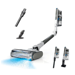 Shark PowerPro vista frontal mostrando diseño compacto y maniobrabilidad