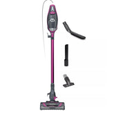Shark Rocket Pro DLX vista frontal mostrando diseño fucsia y ligero beneficio maniobrabilidad