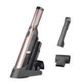 Shark WANDVAC vista frontal color rose gold, compacta y potente