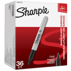 Sharpie marcando en plástico demostrando adherencia y resistencia al agua