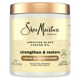 Shea Moisture botella frontal 20 oz mostrando diseño y uso fácil