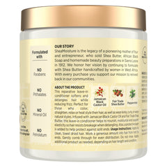 Shea Moisture textura cremosa en primer plano demuestra absorción ligera