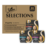 Sheba frontal packaging mostrando variedad y conveniencia
