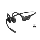 SHOKZ OpenComm2 vista frontal mostrando diseño ligero y comodidad
