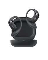 SHOKZ auriculares OpenFit 2 frontal con paquete mostrando elegancia y protección