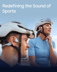 SHOKZ primer plano del marco con memoria Ni‑Ti para ajuste estable