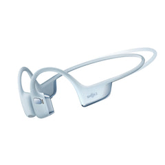 SHOKZ OpenRun Pro 2 Mini frontal en azul mostrando diseño abierto y confort