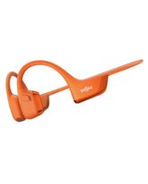 SHOKZ OpenRun Pro 2 frontal mostrando diseño naranja y ajuste seguro