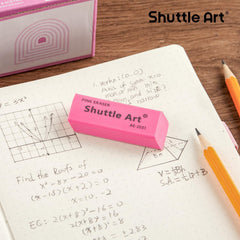 Shuttle Art borrador en mano borrando, control cómodo y seguro