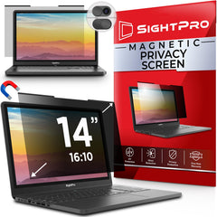 SightPro frontal del filtro sobre pantalla mostrando encaje y protección