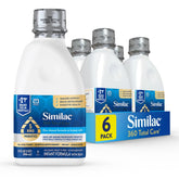 Similac envase frente mostrando etiqueta y conveniencia lista para usar