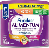 Similac Alimentum lata frente mostrando la marca y envase, beneficio confianza