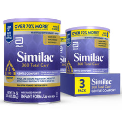 Similac lata 36 oz frente mostrando marca y beneficio digestivo