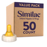 Similac tetina y anillo frente empaque mostrando sello higiénico y conveniencia