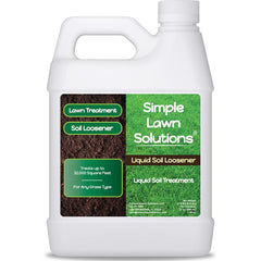 Simple Lawn Solutions botella frontal mostrando etiqueta clara y uso rápido