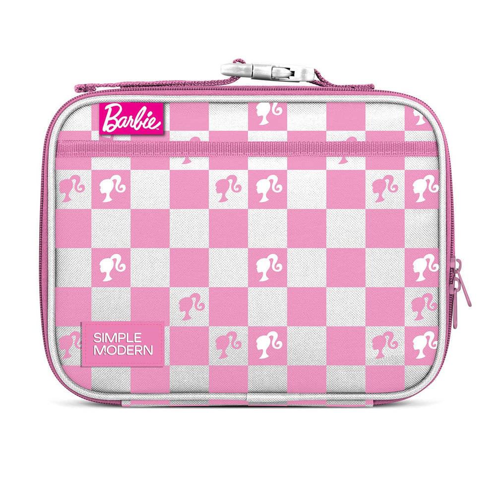 Simple Modern Hadley vista frontal con diseño Barbie y organización visible